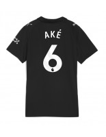 Manchester City Nathan Ake #6 Venkovní Dres pro Dámské 2025-26 Krátký Rukáv